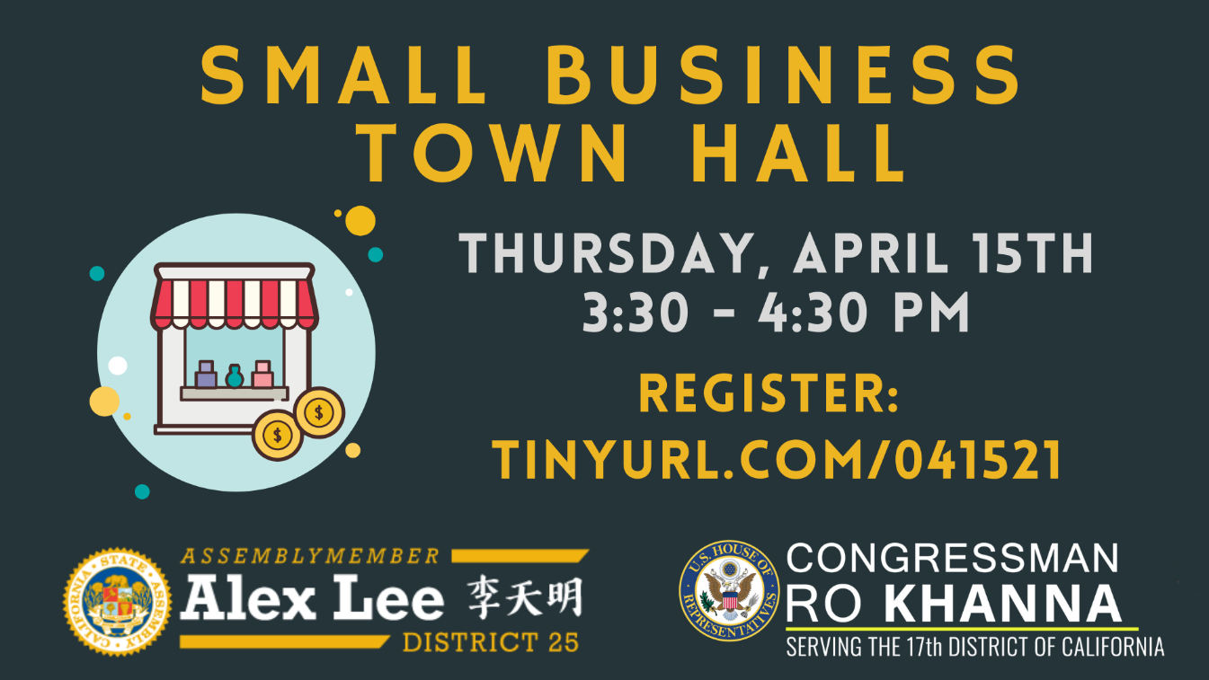 Small Business Town Hall with Rep. Ro Khanna