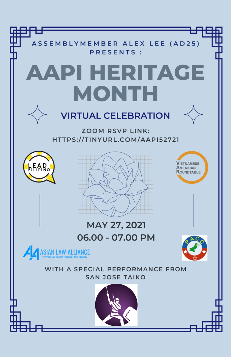 AAPI Heritage Month Virtual Celebration - May 27