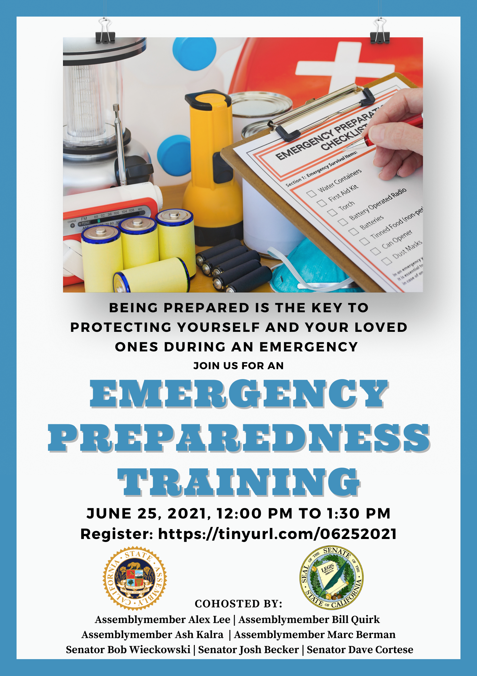 Emergency Preparedness Training - June 25