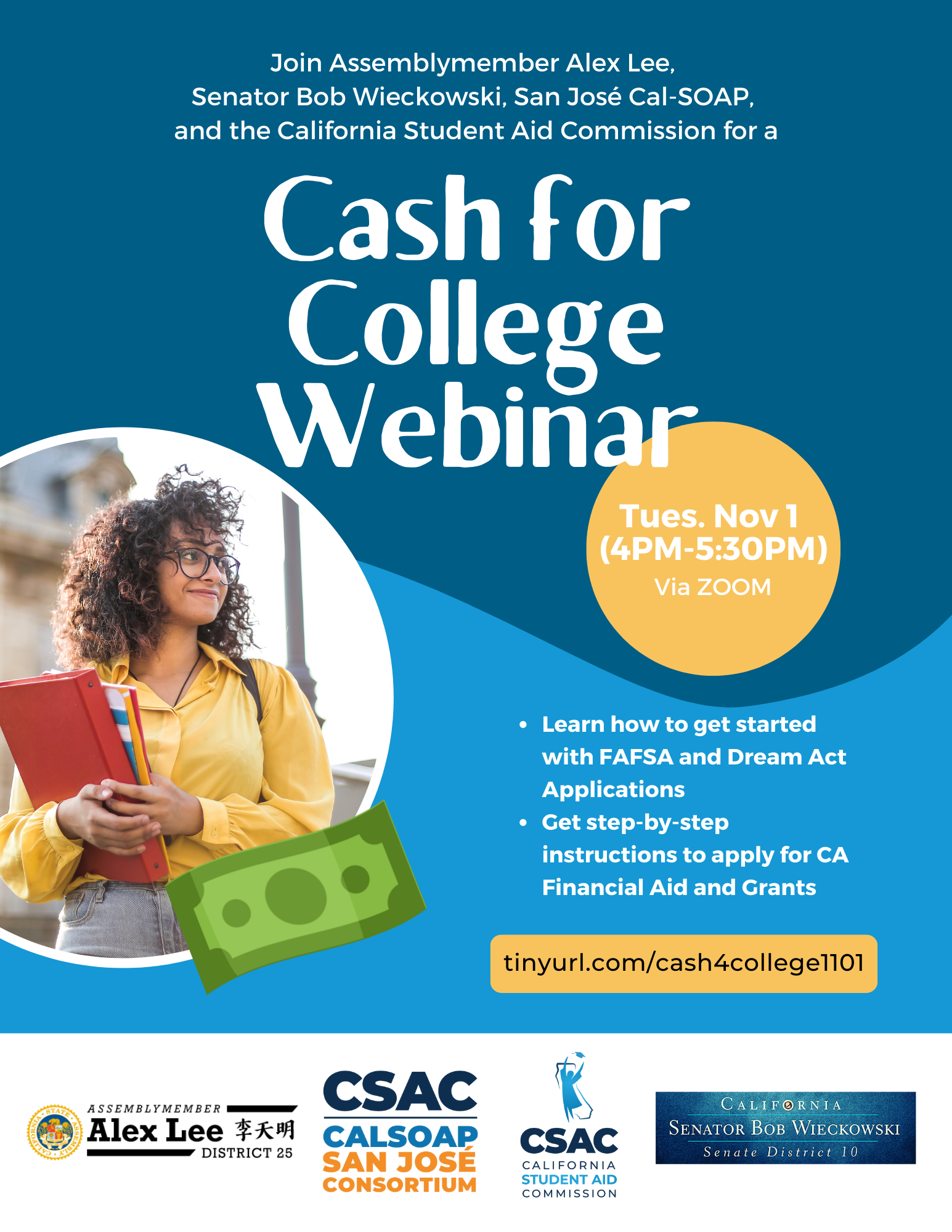 Cash for College Webinar - November 1