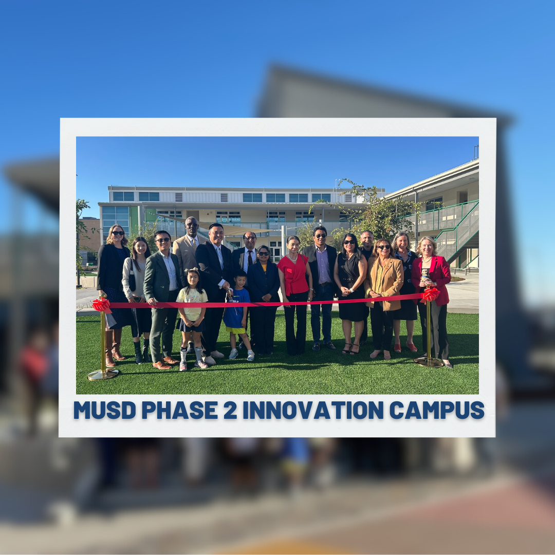 Ribbon cutting of Milpitas USD Innovation Campus Phase 2 Grand Opening