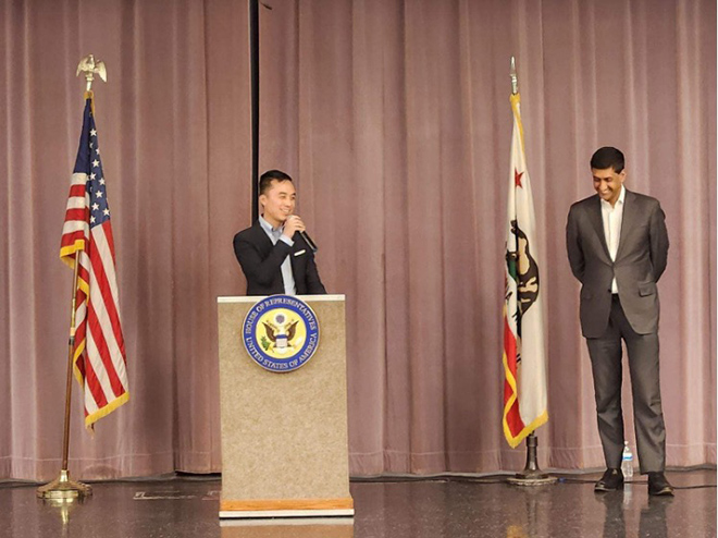 Asm. Lee with Congressman Ro Khanna