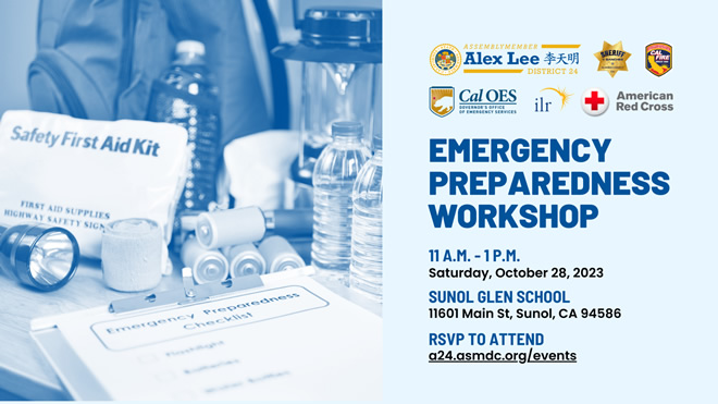 Emergency Preparedness Workshop flyer