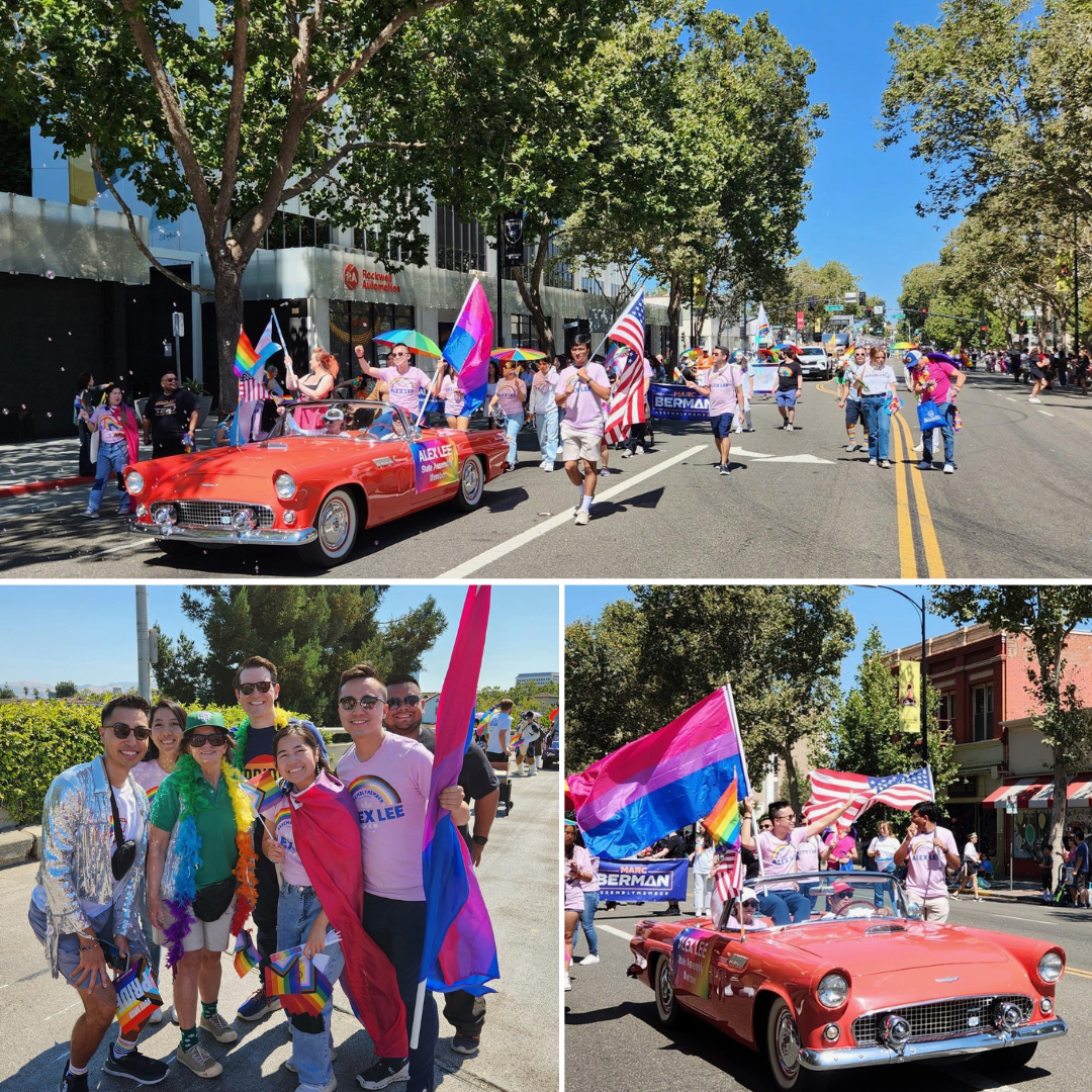Asm. Lee Pride Parade Photos 2024 Silicon Valley Parade