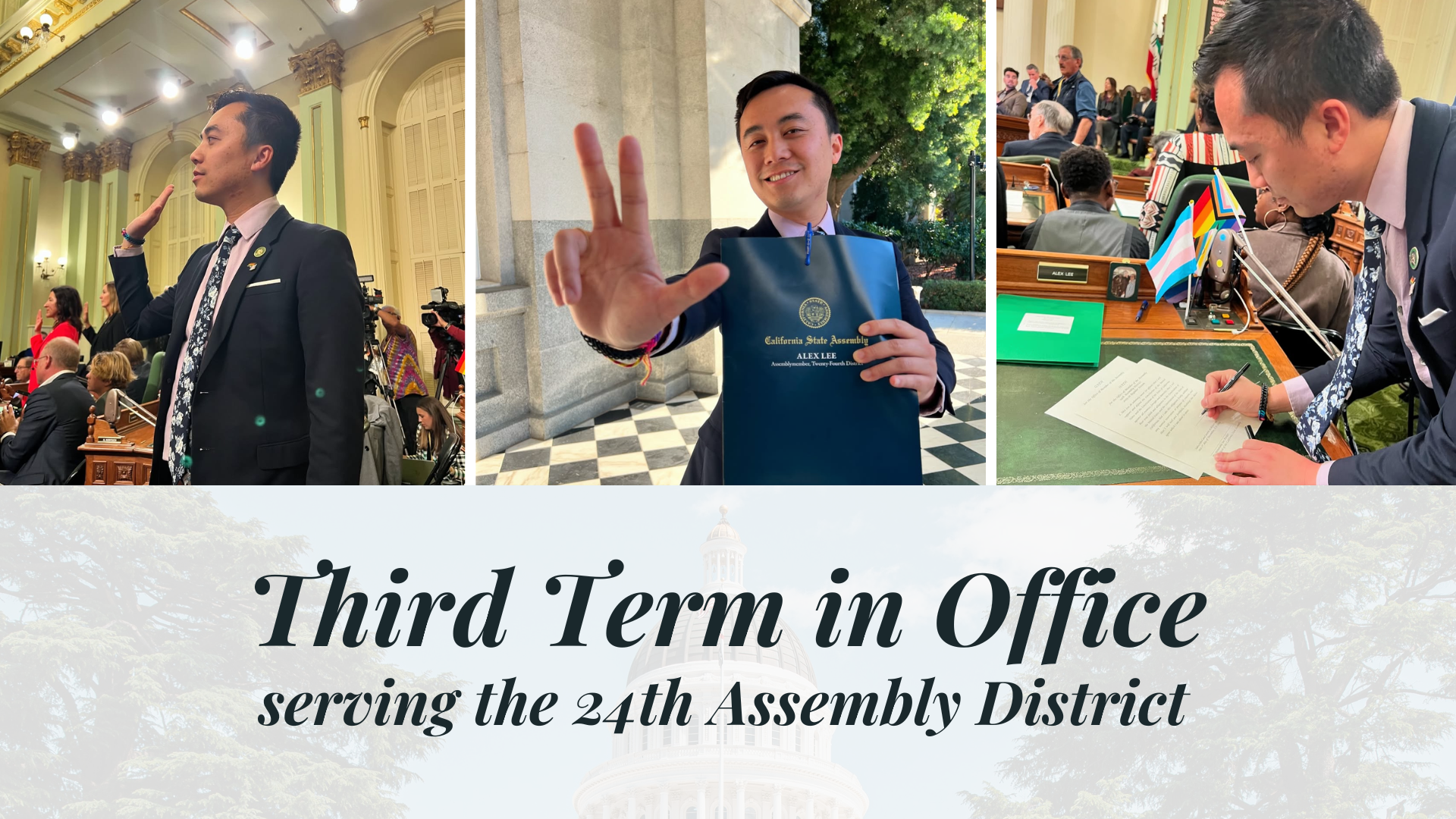 Asm. Lee Third Term in Office Photo