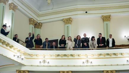 Group attending the Assembly floor session at the Fremont Chamber of Commerce